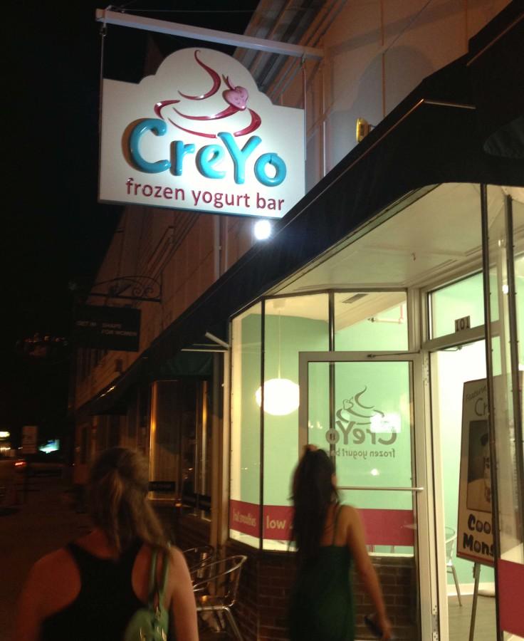 Patrons make a late night stop at Creyo for a tasty treat.