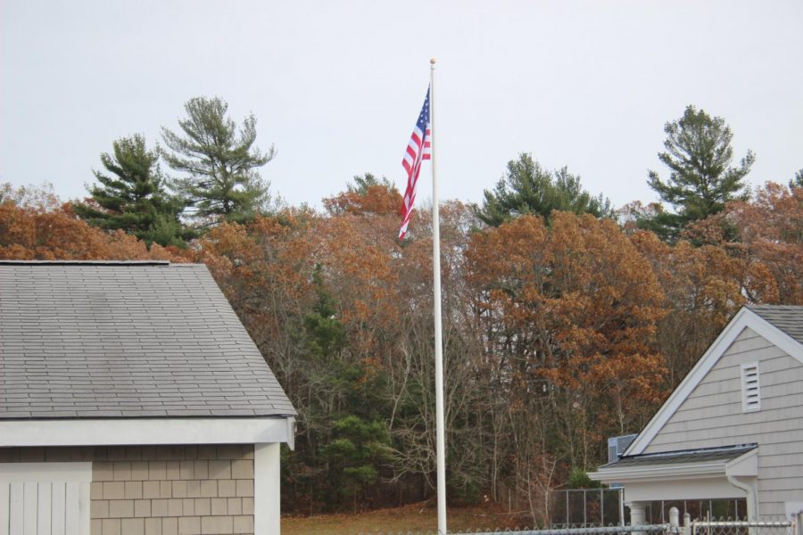 A new flagpole was recently donated to SHS 