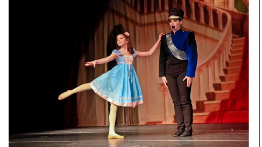 Emily OConnor dancing in the Duvual Dance Nutcracker  in 2014 at Scituate High School. 
Photo Courtesy of Emily OConnor.