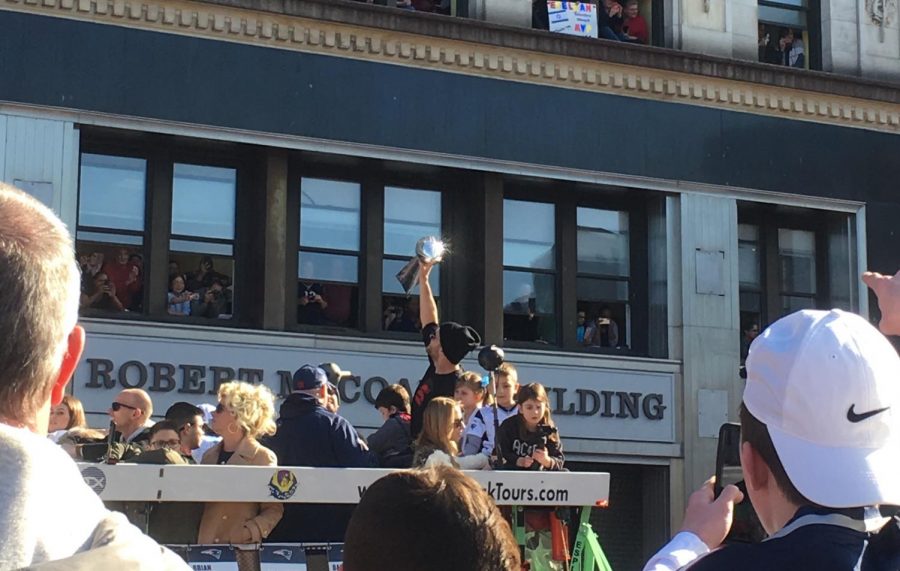 Air Was Thick with Celebration During Pats Parade