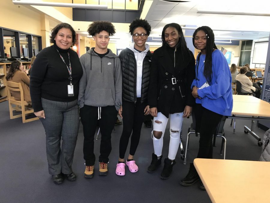 During the March 5th faculty meeting, Michelle Crawford-Cranmore presented information about the METCO program alongside METCO students