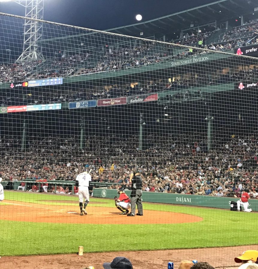 At Fenway Park during a 2019 season game