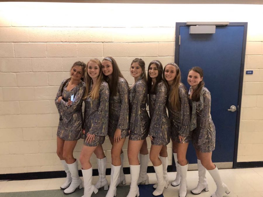 Seniors embraced the Halloween spirit on October 31st. Pictured here: Ellen ODonnell, Katherine Bernier, Ellie Foley, Hannah Sylvester, Gina Collari, Caroline DiPesa, and Sophie Spaulding