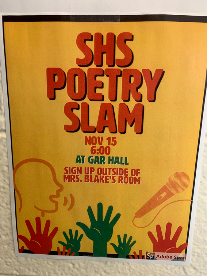 Slam at poem on Nov. 15th