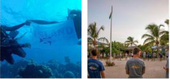 Students attending The Island School have the benefit of an outdoor classroom