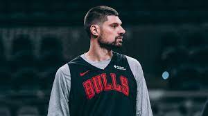 Nikola Vucevic suits up with the Chicago Bulls