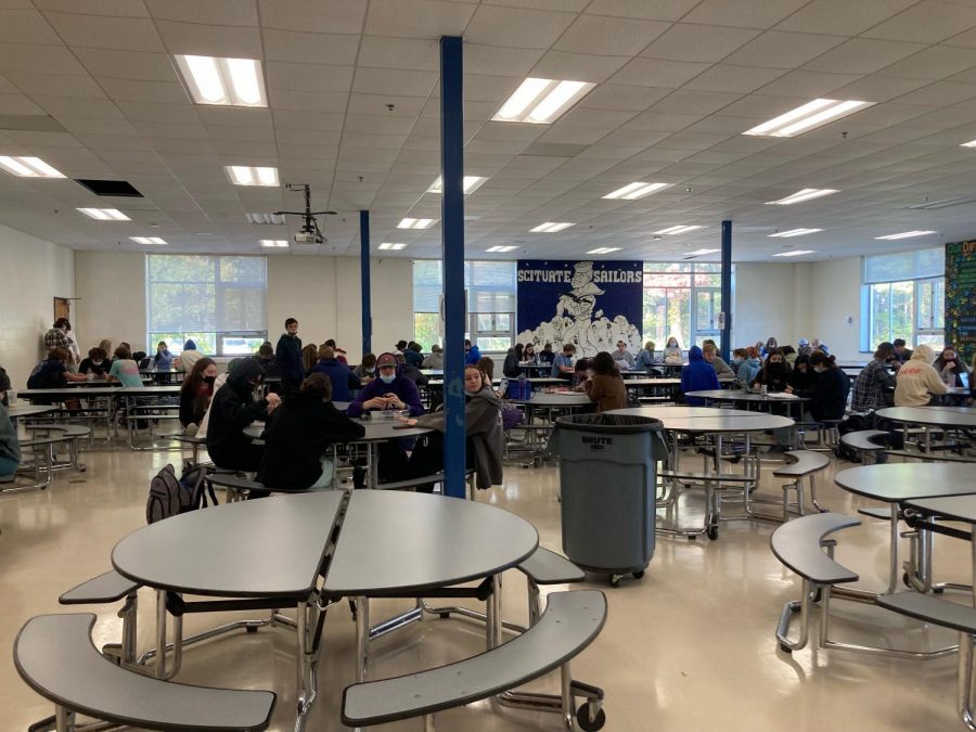 The cafeteria tables are back!