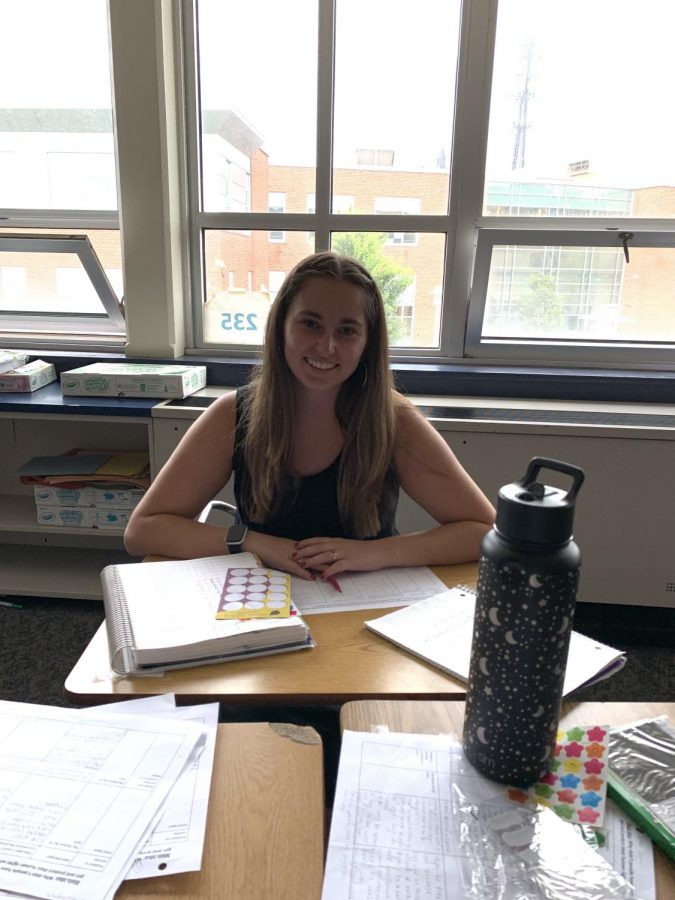 SHS grad Kelly Trayers is enjoying her first year as a teacher at SHS 