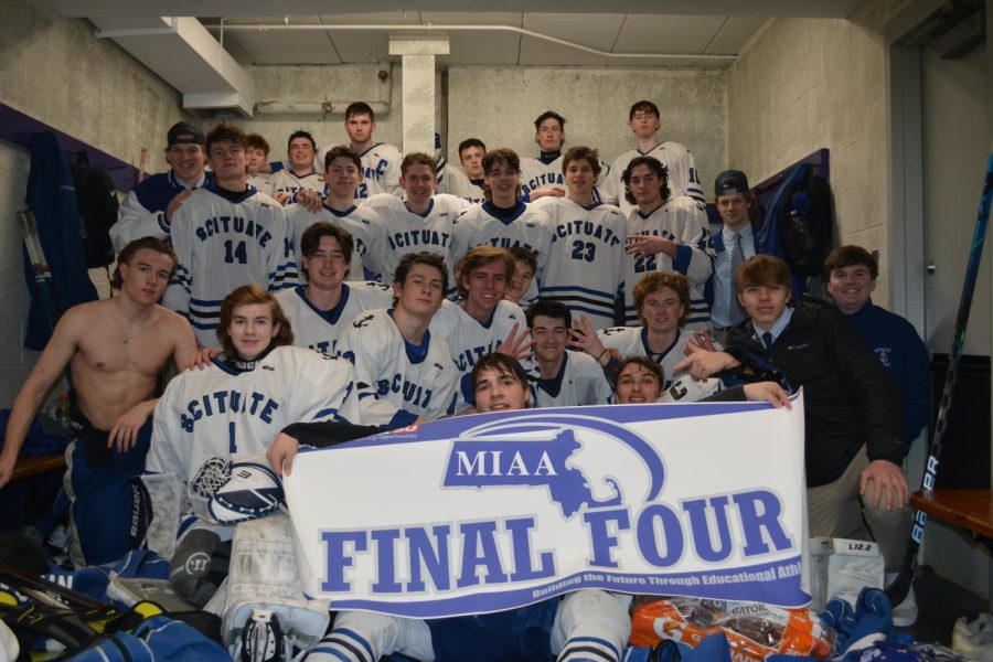 Scituate Boys Hockey Defeats Nashoba in the Elite 8 Playoffs