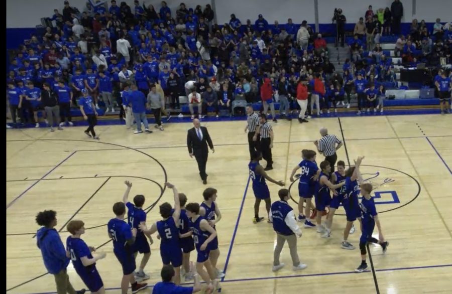 Scituate fans were elated after the Sailors beat the Leominster Blue Devils on March 8th