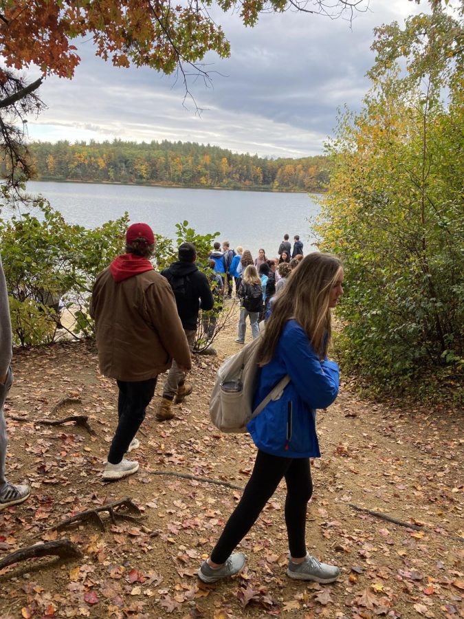 SHS+juniors+walked+Walden+Pond+on+October+18th+during+a+grade-wide+field+trip