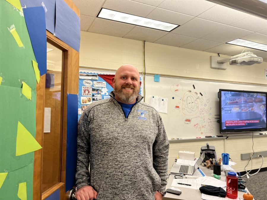Mike Lesniak joined the World Language department in September