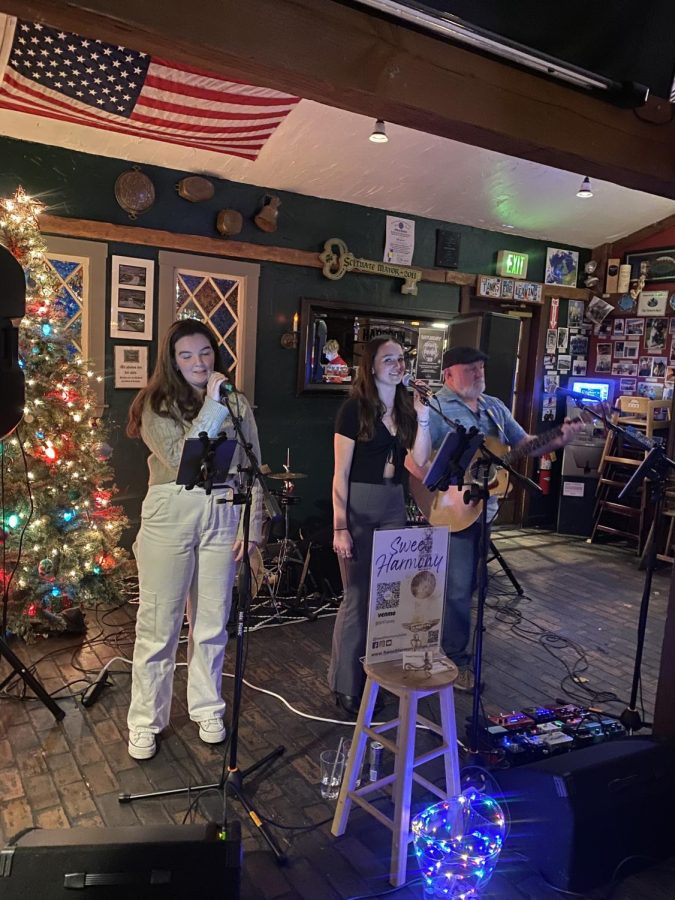 Sweet Harmonies performed at The Tinker's Son in December
