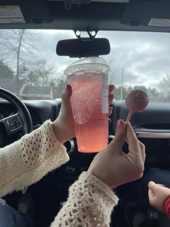 A drink or treat from Starbucks is always a nice touch on Valentine's Day