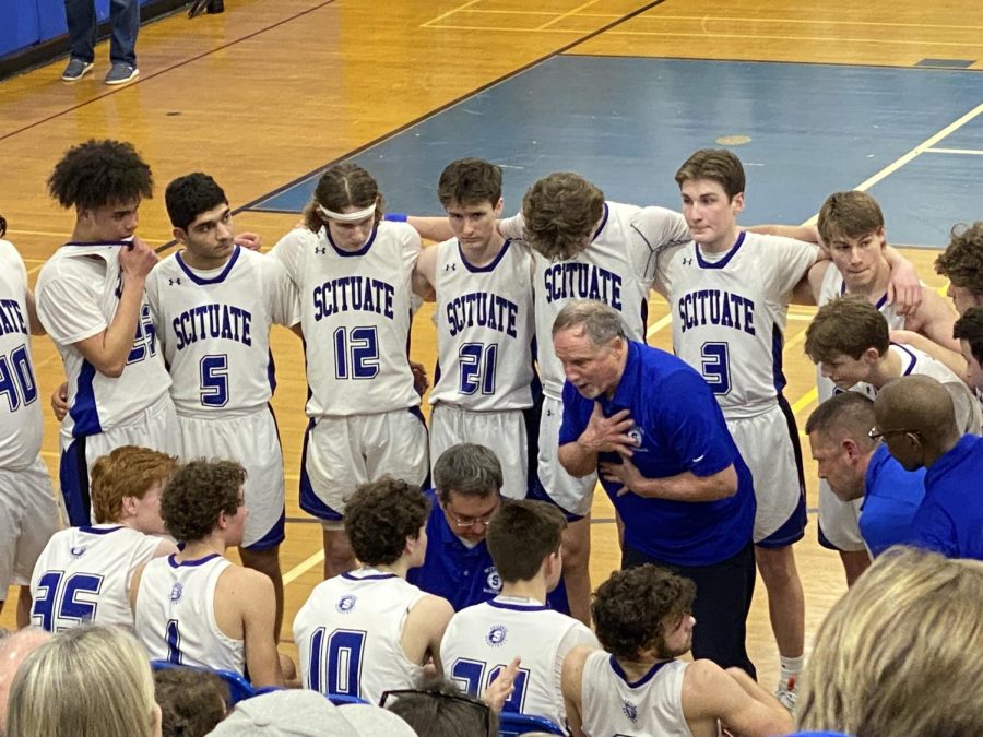 Matthew Poirier coached the Sailors to another victory on Thursday, March 2rd, against Middleborough High School