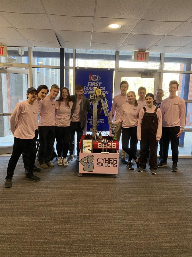 The+SHS+robotics+team+arrived+at+school+on+Monday%2C+March+27th%2C+feeling+exhausted+and+excited++following+an+eventful+weekend+competition