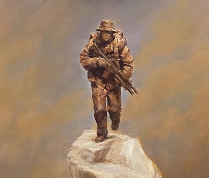 Concept created by American sculptor Chris Fagan to honor LTGJ John P. Connors