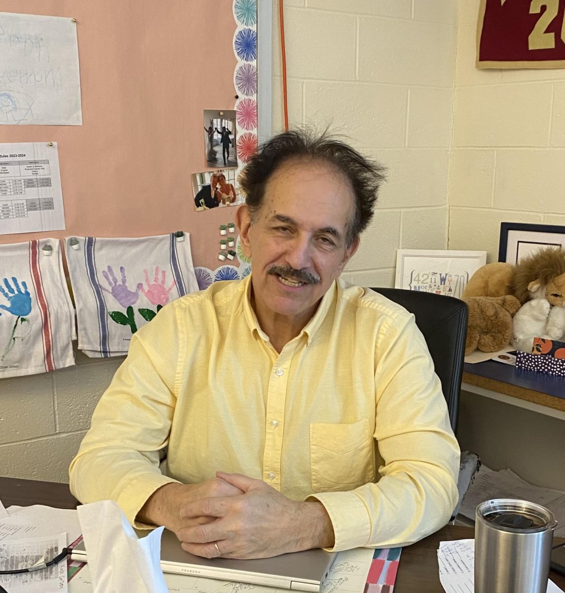 Mr. Haddad returns to brighten the halls of Scituate High School.