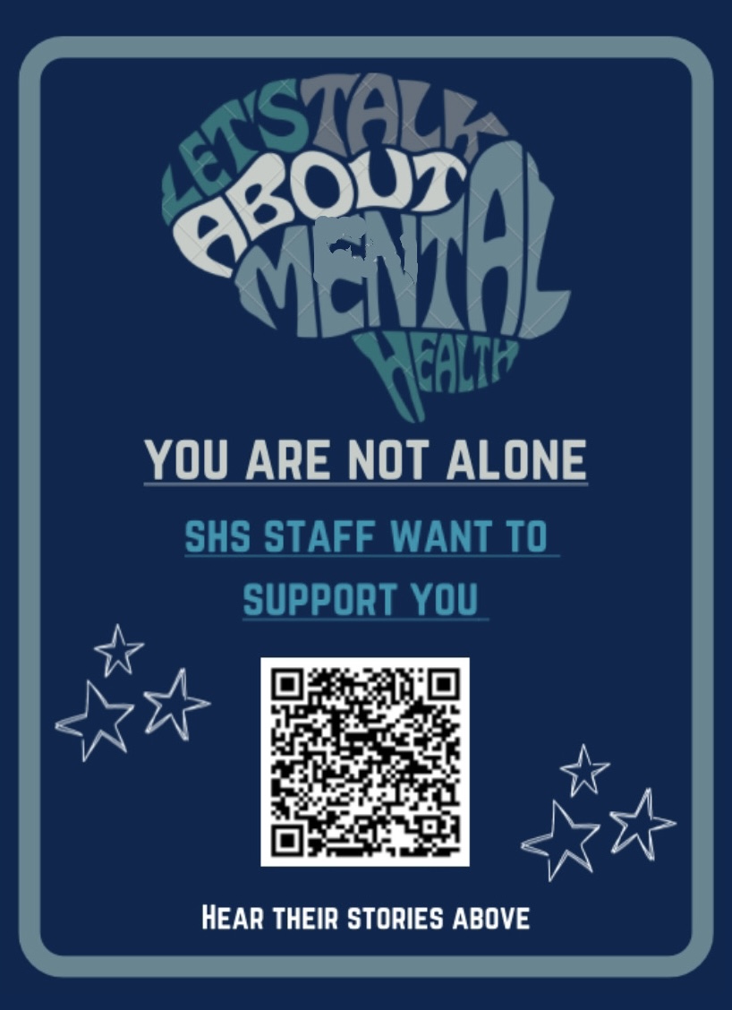 Scan the QR code to learn more about the podcast Lets Talk About Mental Health.