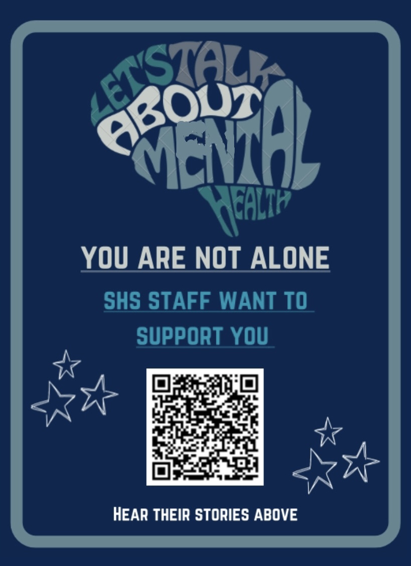 Scan the QR code to learn more about the podcast "Let's Talk About Mental Health."