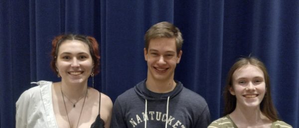 Scarlett Hickman, Matthew Short, and Michaela Whittaker will represent Scituate at the MMEA All-State Music Festival this weekend. 