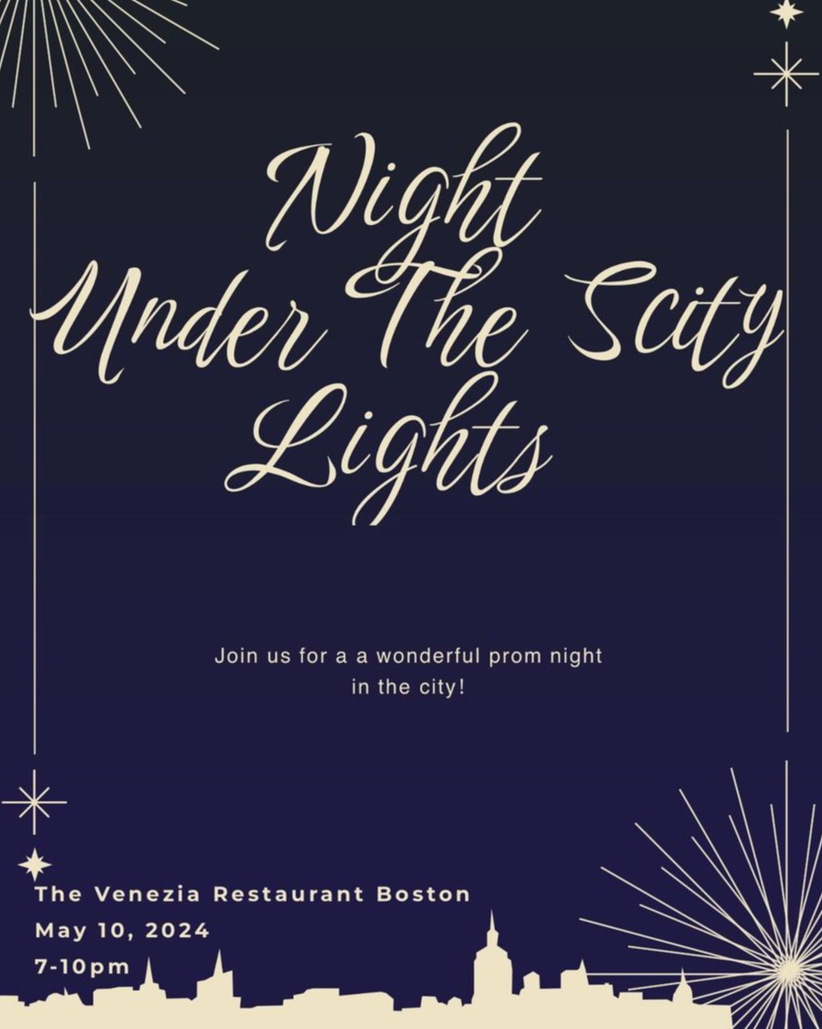 The SHS junior prom will be a "Night Under the Scity Lights"