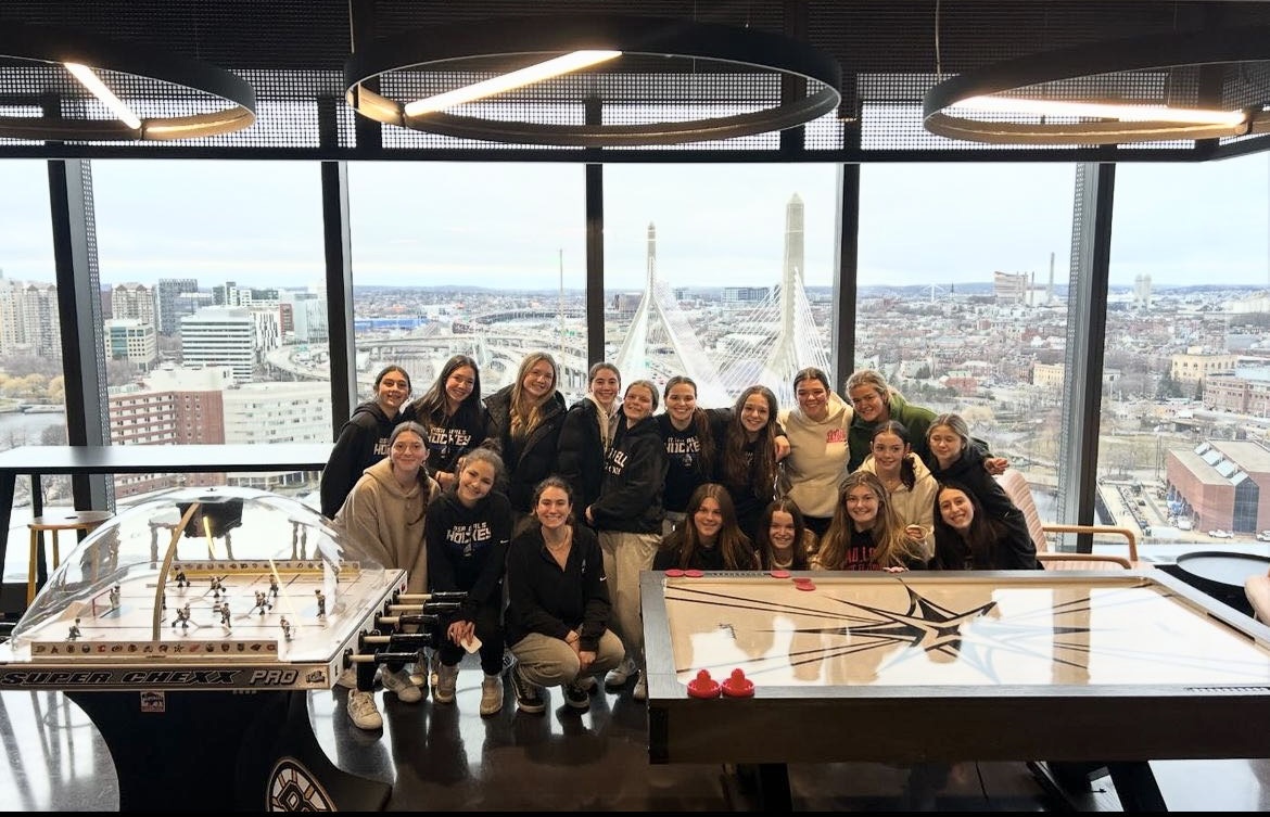  NSA hockey team visits TD Garden at the end of the season
