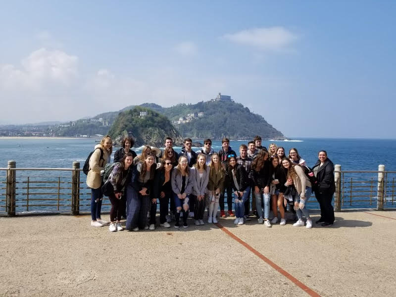 In 2019, SHS students visited San Sebastian in the Basque Country near the border with France