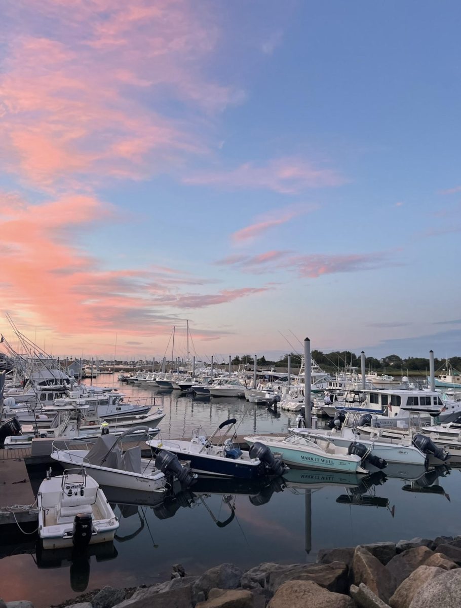 View from the refueling station in Scituate Harbor