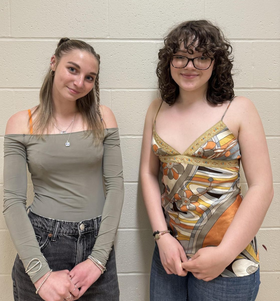 Tessa Norton (left) and Emma Barton (right) will pursue college degrees outside the United States