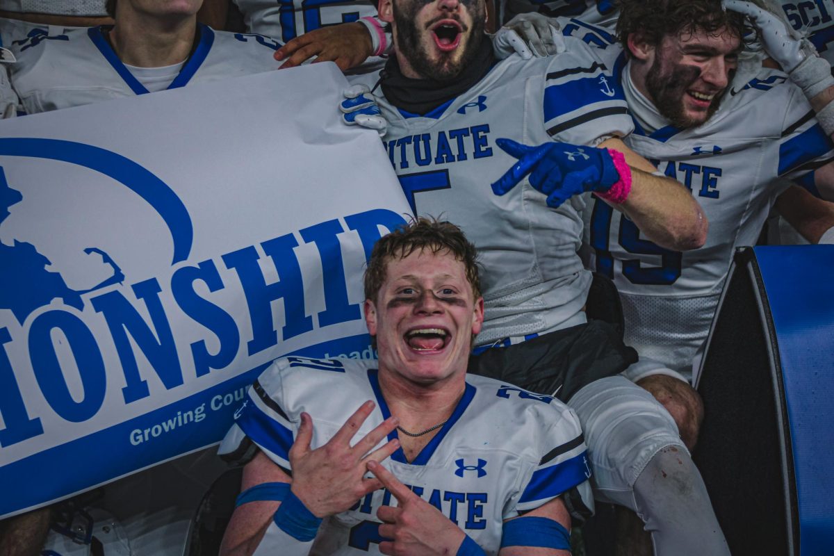 SHS senior Willy Robinson celebrates his future Super Bowl ring 