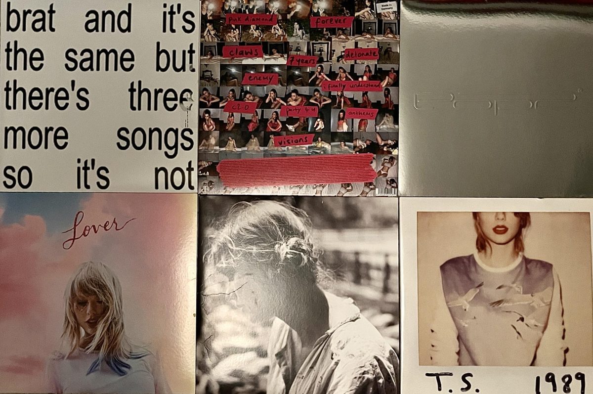 Some of my Charlie xcx and Taylor Swift vinyl collection