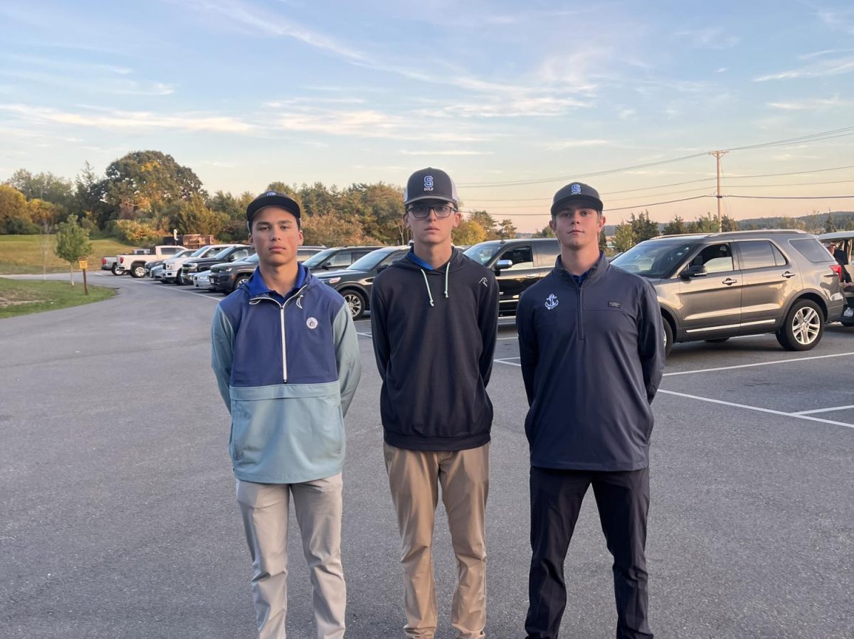 From L to R: Senior Captain Henry Gack, Freshman Joseph Mulvey, Senior Matt Monahan