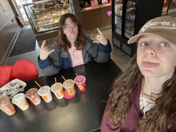 Two Single Pringles Take on The Dunkin’ Valentine’s Menu