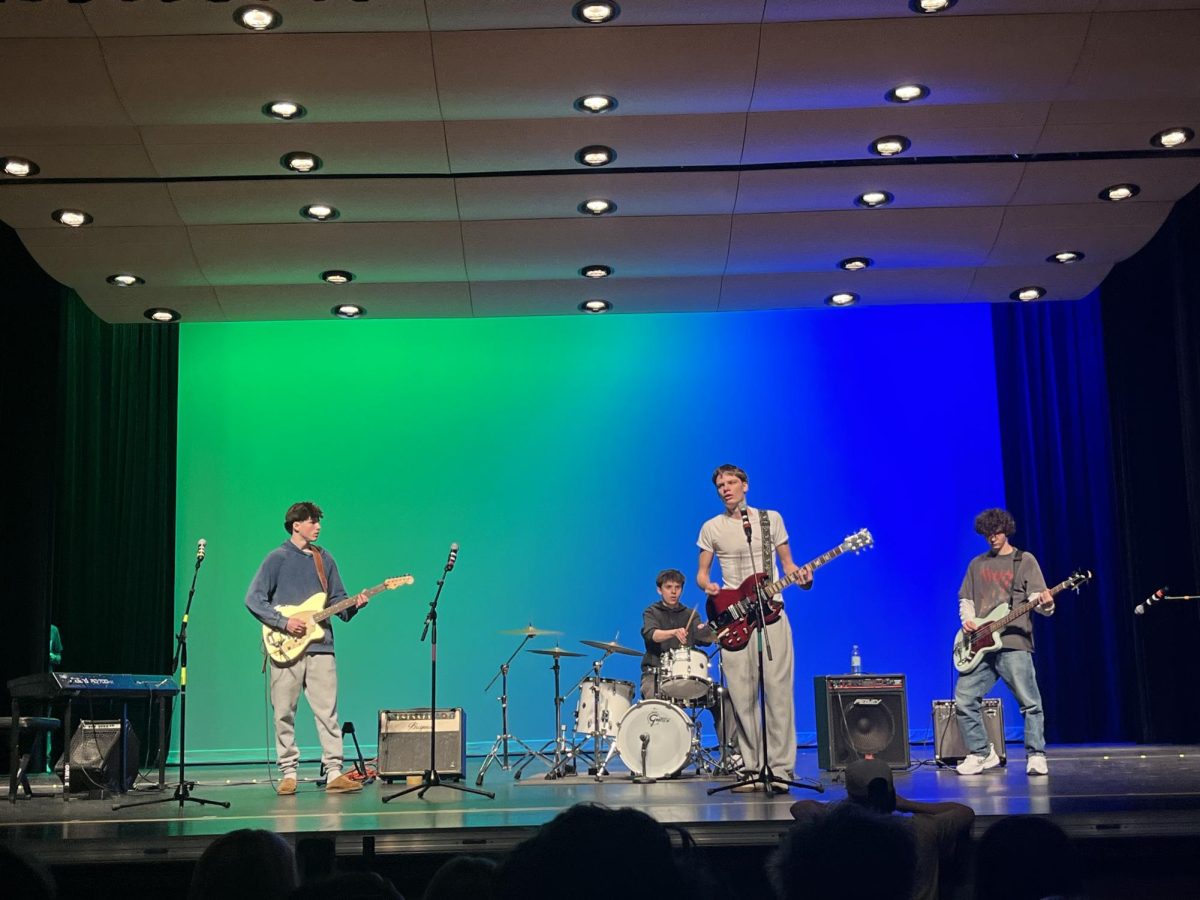 Grant Slater, Conor Jodka, Chandler Robertson, Cullen Fessenden performing in Battle of The Bands